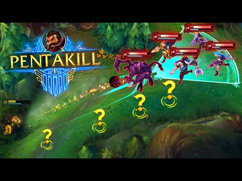 PERFECT PENTAKILL MOMENTS IN LEAGUE OF LEGENDS #16