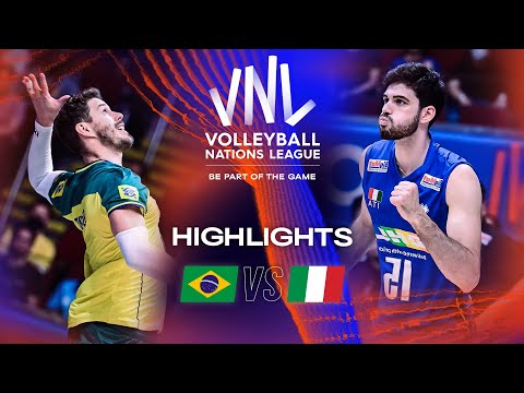 🇧🇷 BRA vs. 🇮🇹 ITA - Highlights Week 3 | Men's VNL 2023