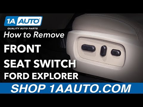 How to Remove Front Seat Switch 11-19 Ford Explorer