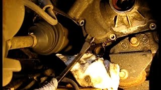 GM 2.2L Ecotec timing chain replacement '03 Cavalier part 2: Removing crank bolt and timing cover