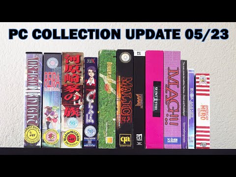 PC / PC-98 RETRO GAMES Collection Update Mai 2023: Big Boxes & Japan Exoten [4K]