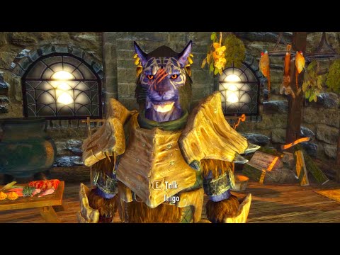 Inigo's thoughts about Hjerim. Skyrim Anniversary Edition