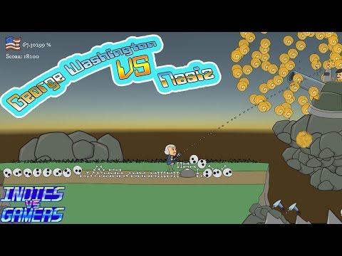 George Washington Vs Nazis | G.W. The Metalhead Vs Ol' Lip-stach!