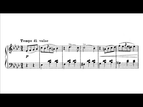Rachmaninoff plays Tchaikovsky - Waltz In A Flat, Op. 40, No. 8