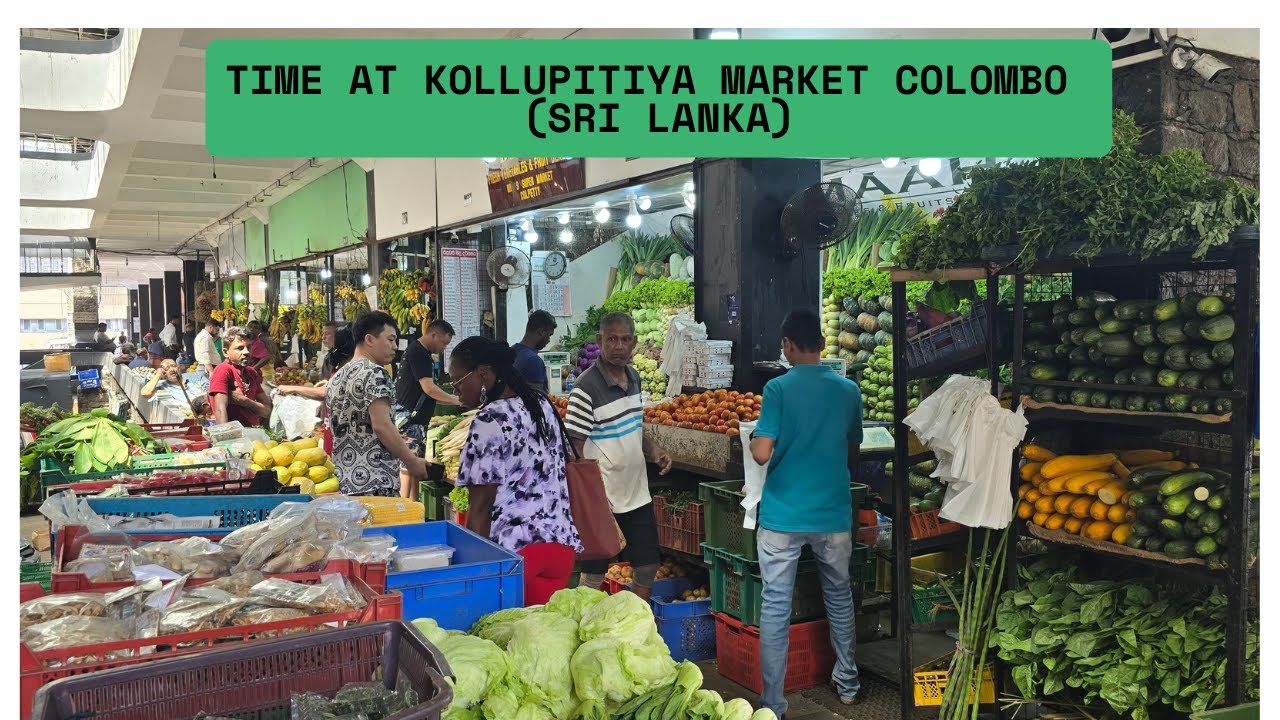 Embark on a walking tour at Kollupitiya Market.