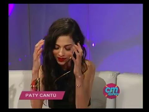 Paty Cantú video Entrevista Argentina - Estudio CM 2016