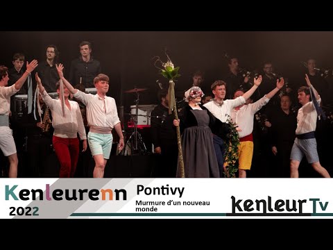 Kenleurenn / Spectacle de danse bretonne avec le Cercle/Bagad Kerlenn Pondi de Pontivy en juin 2022