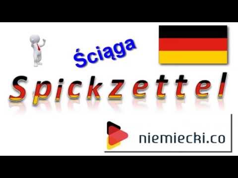 Czasowniki rozdzielnie złożone - Ściąga - Niemiecki dla początkujących