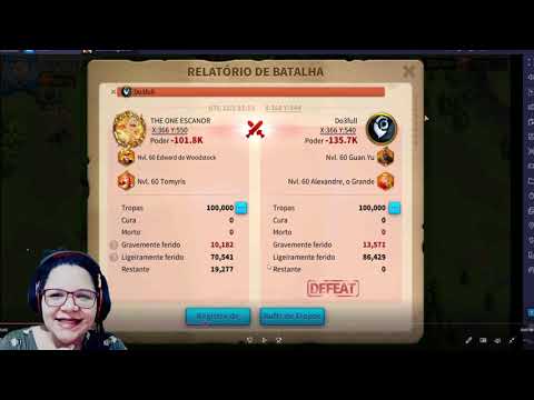 GUAN YU/ALEXANDRE VS EDWARD/TOMYRIS - RISE OF KIGNDOMS