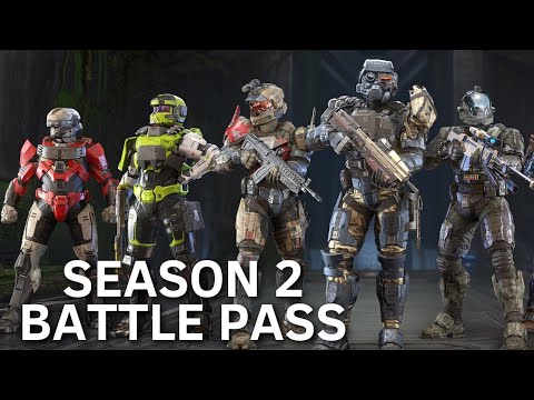 Halo Infinite Season 2 Battle Pass - Lone Wolves.