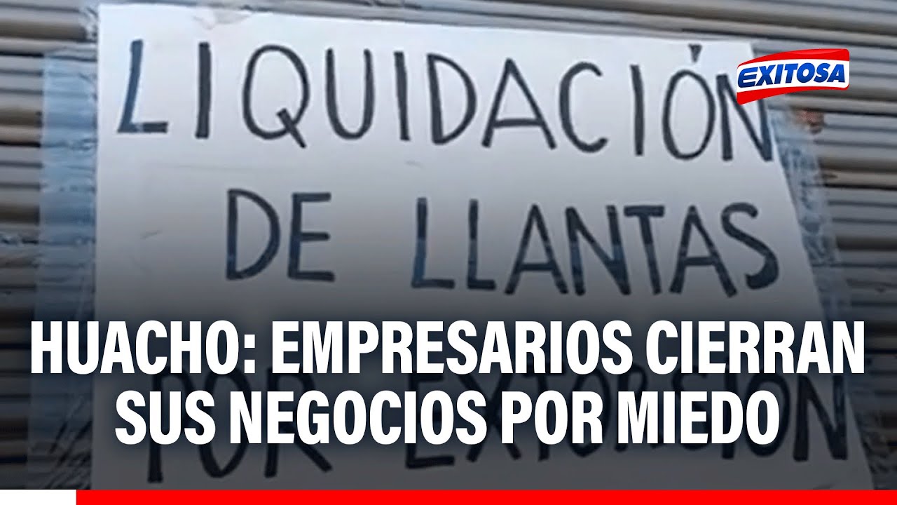 🔴🔵 Huacho: Emprendedor cierra su negocio tras amenazas de extorsionadores