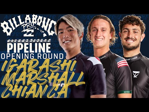 Igarashi, Marshall, Chianca | Billabong Pro Pipeline 2023 - Opening Round Heat Replay