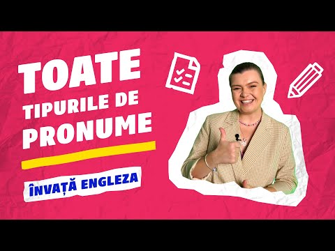 Toate tipurile de Pronume | ÎNVAȚĂ ENGLEZA