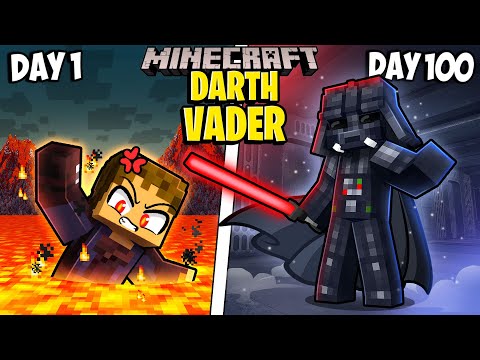 I Survived 100 Days as Darth Vader in Minecraft!