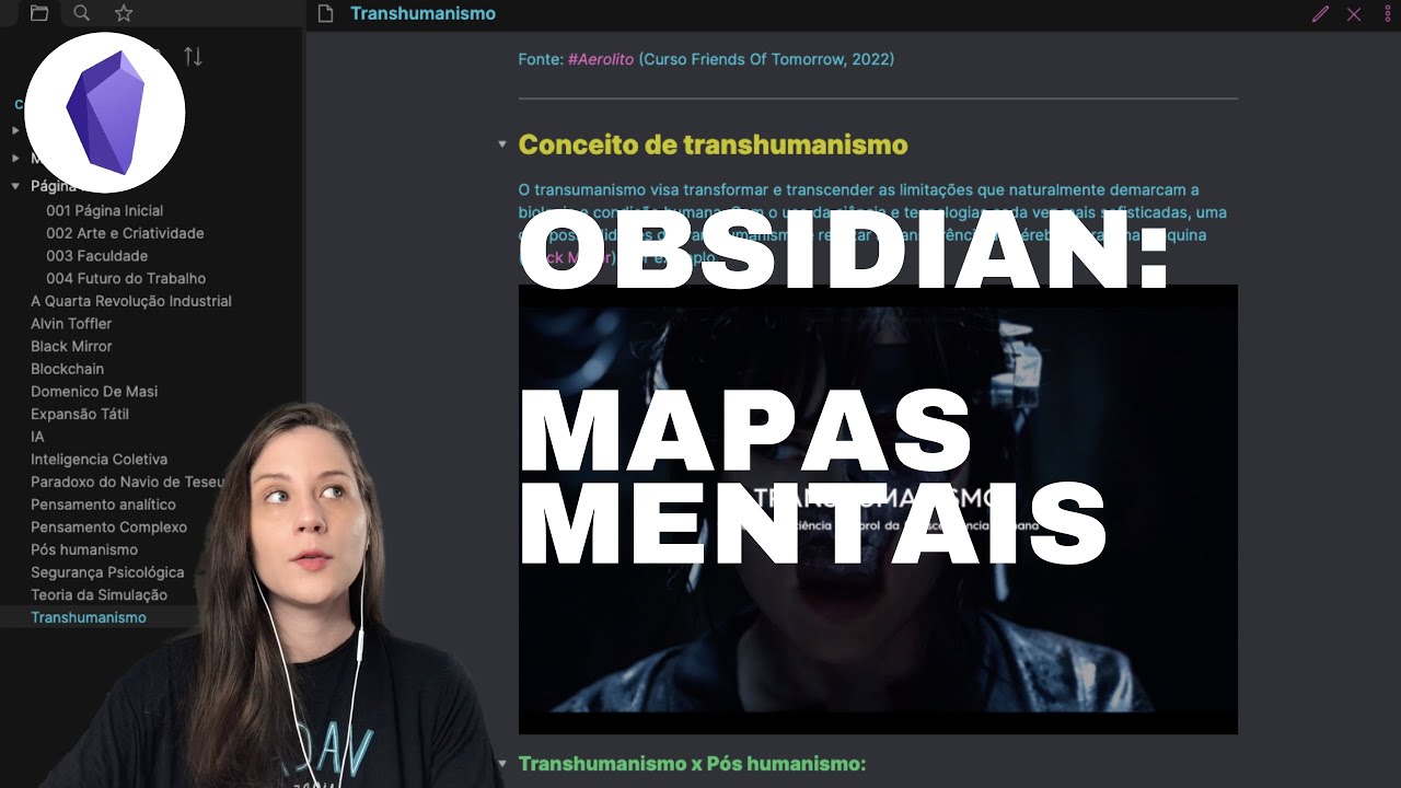 Mapas Mentais no Obsidian