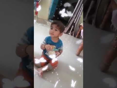 Cute movement of riu baby riyansh #raghav #tiktok most popular video of cutest baby