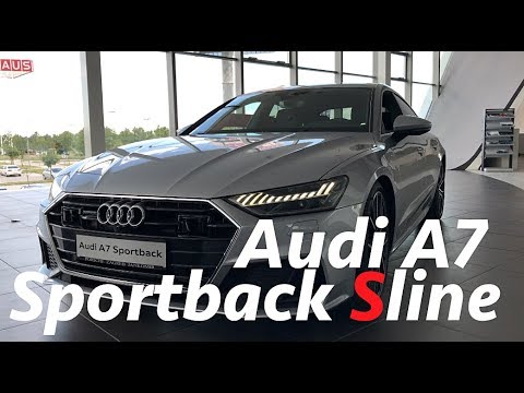 New Audi A7 Sportback S line 2018 - quick view exterior & interior