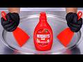 Hershey S Syrup Strawberry Ice Cream Rolls ASMR