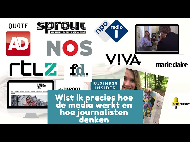 Masterclass in de media