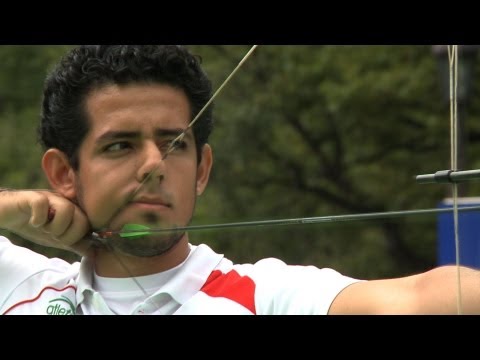 Dominique Genet v Julio Fierro – compound men quarterfinal | Tokyo 2012 Archery World Cup Final