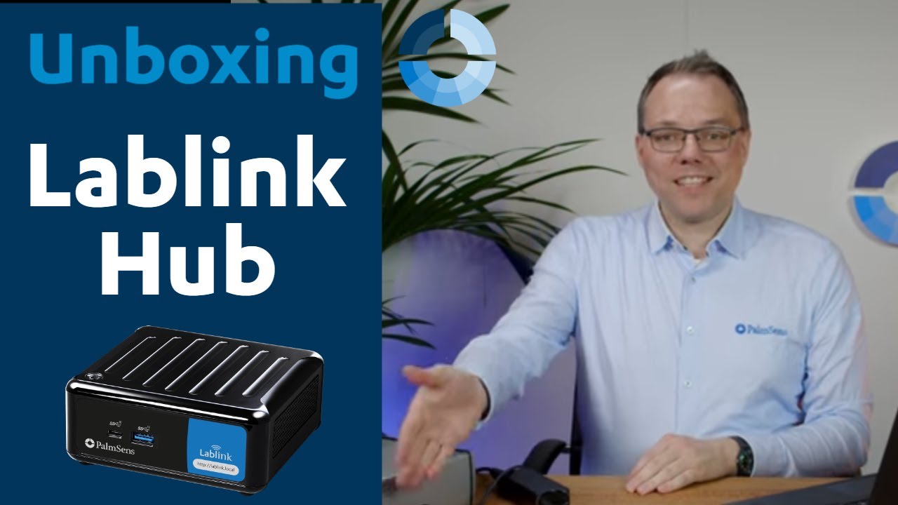 Unboxing Lablink Hub and performing a first measurement.