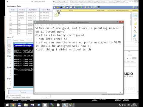 CCNA 2 Packet Tracer Activity 3.2.4.8 solution