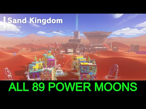 All 89 Sand Kingdom Power Moons in Super Mario Odyssey