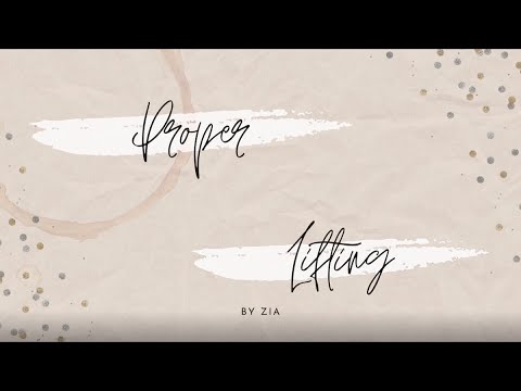 Proper Lifting Vlog (Zia Nicole Negro)