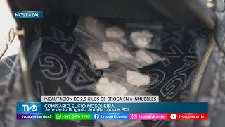 En Mostazal, 4 personas detenidas, se incautaron 2.5 kilos de droga en el sector La Invernada