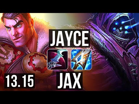 JAYCE vs JAX (TOP) | 8/1/4, 6 solo kills, Legendary, Rank 12 Jayce | EUW Challenger | 13.15