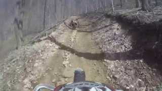 preview picture of video 'Hillclimb - Hatfield-McCoy Trails - Bearwallow - Trail 70'