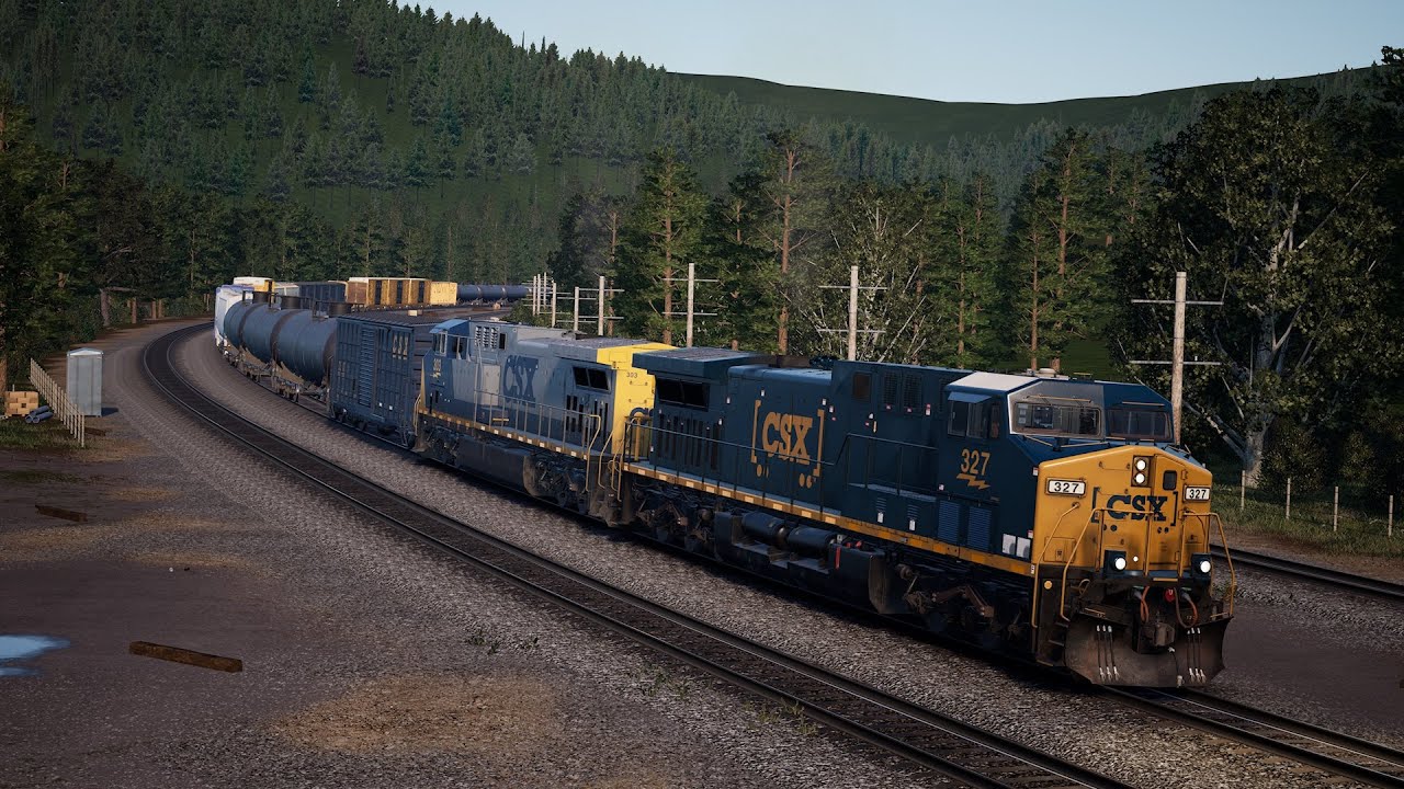 Train Sim World: Trains along the CSX Sand Patch Grade
