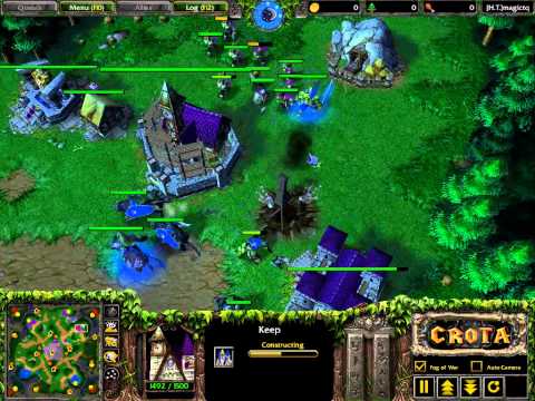Th000 (HU) Yumiko (HU) vs Winds (Orc) Storm (NE) - 2v2 - G1 - WarCraft 3 - WC356