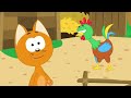 Петушок На Ферме - Котенок Котэ - Как говорят животные