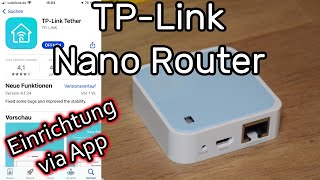 TP-Link Nano Router mit der Tether App einrichten (TL-WR802N)