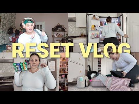 ✨RESET VLOG: unpacking, cleaning, and restocking ✨