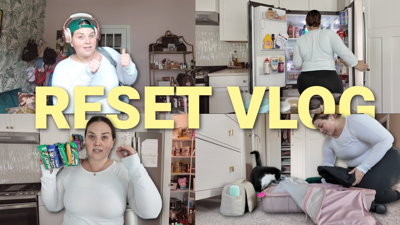✨RESET VLOG: unpacking, cleaning, and restocking ✨