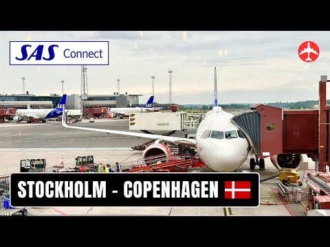 SAS A320neo | Voo Estocolmo 🇸🇪 para Copenhague 🇩🇰 | Agosto de 2023 [Relatório de voo]