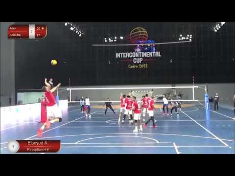 highlights of al ahly game /Abo outside hitter number 4