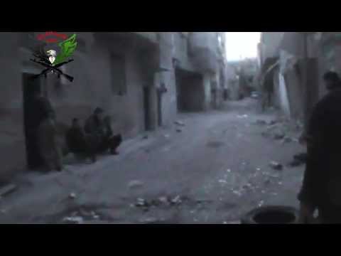 رصد للإشتباكات الدائرة أثناء محاولة كتيبة الفاروق السيطرة على حاجز مبنى الزراعة في مدينة دوما في ريف دمشق ضمن معركة "تحرير مدينة دوما"