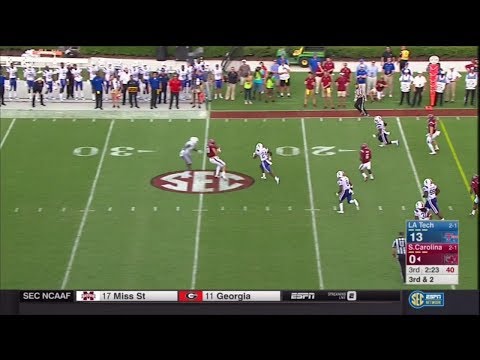 2017 USC vs Louisiana Tech - Jacob August 14 Yd Reception