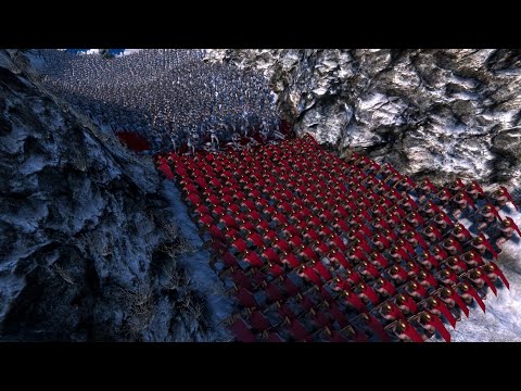 300 SPARTANS vs 10.000 PERSIANS | UEBS