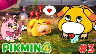 【ピクミン4】#3 原生生物に苦戦！大きくなったオッチン★