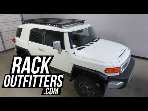 2006 to 2015 Toyota FJ Cruiser with Rhino Rack Backbone Pioneer Platform