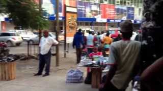 preview picture of video 'evening of Posta bus stop, Dar es Salaam, Tanzania'