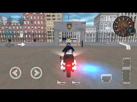 City police car patrol simulator #1– 3D Police Bike Road Case Hendeling – Android Gameplay