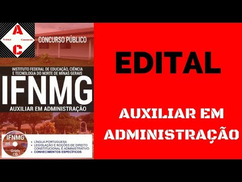 Apostila Concurso IFNMG 2017 - Auxiliar em Administração