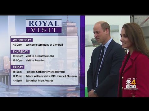 Prince William and Princess Kate announce details of Boston visit this week