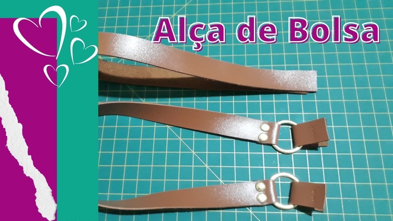Watch Now ALÇA DE COURO PARA BOLSAS DE TECIDO ALÇA DE COURO PARA BOLSAS DE TECIDO