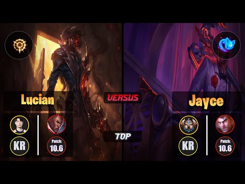 Rascal LUCIAN (Top) [Press the Attack] VS JAYCE - Challenger KR Patch 10.6